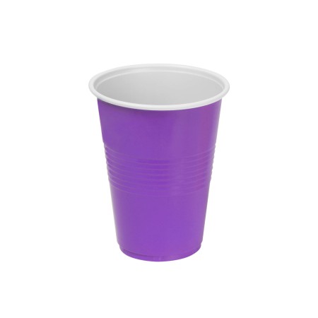Lot de verres réutilisables Algon Fuchsia 25 Unités 250 ml