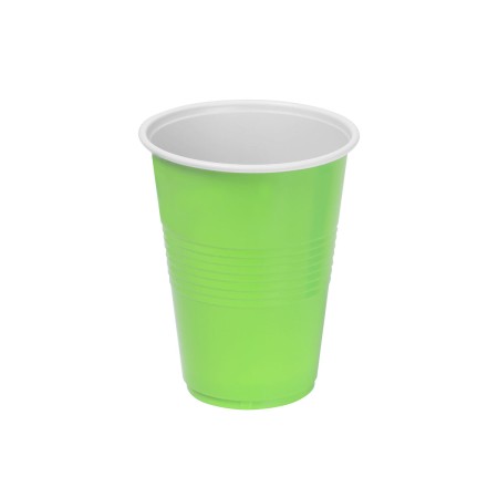 Set de vasos reutilizables Algon Verde 25 Unidades 250 ml