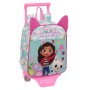 Mochila Escolar con Ruedas Gabby's Dollhouse Azul 22 x 27 x 10 cm