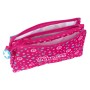 Trousse Fourre-Tout Double Pinypon Bleu Rose 22 x 12 x 3 cm