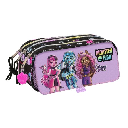 Portatodo Doble Monster High Creep Negro 21,5 x 10 x 8 cm