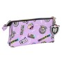 Portatodo Doble Monster High Best boos Lila 22 x 12 x 3 cm