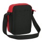 Bolso Bandolera Sevilla Fútbol Club Negro Rojo 16 x 22 x 6 cm