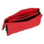 Trousse Fourre-Tout Double Sevilla Fútbol Club Noir Rouge 22 x 12 x 3 cm