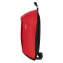 Mochila de Senderismo Sevilla Fútbol Club Negro Rojo 22 x 39 x 10 cm