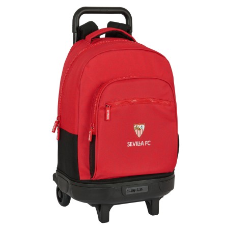 Cartable à roulettes Sevilla Fútbol Club Noir Rouge 33 X 45 X 22 cm