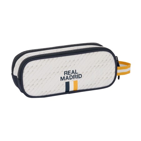 Portatodo Doble Real Madrid C.F. Blanco 21 x 8 x 6 cm