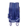 Portatodo Doble F.C. Barcelona Rojo Azul marino 21 x 8 x 6 cm