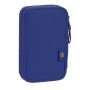 Plumier double F.C. Barcelona Rouge Blue marine 12.5 x 19.5 x 4 cm (28 pcs)