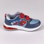 Zapatillas Deportivas con LED Spiderman Velcro Azul