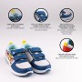 Zapatillas Deportivas con LED The Paw Patrol Velcro Azul