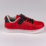 Zapatillas Deportivas con LED Spiderman Velcro Rojo