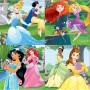 Set de 4 Puzzles  Princesses Disney Magical     16 x 16 cm