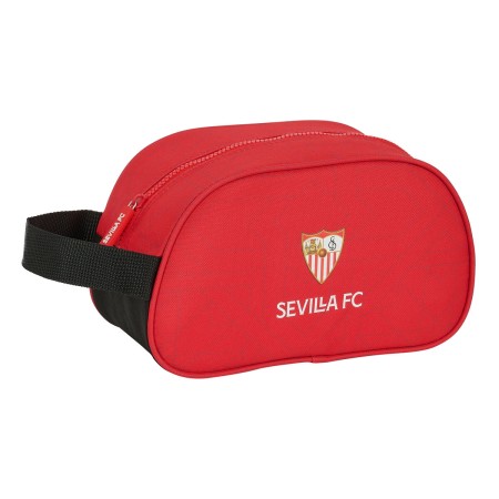 Neceser de Viaje Sevilla Fútbol Club Negro Rojo Poliéster 600D 26 x 15 x 12 cm