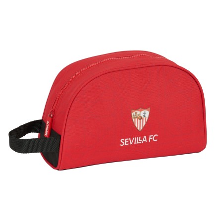 Neceser de Viaje Sevilla Fútbol Club Negro Rojo Poliéster 600D 28 x 18 x 10 cm