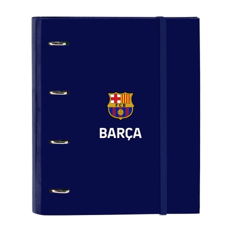 Carpeta de anillas F.C. Barcelona Rojo Azul marino 27 x 32 x 3.5 cm