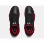 Chaussures de Basket-Ball pour Adultes Under Armour Jet '21 Noir Rouge