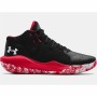 Zapatillas de Baloncesto para Adultos Under Armour Jet '21 Negro Rojo