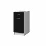 Mueble Auxiliar Blanco Negro mate