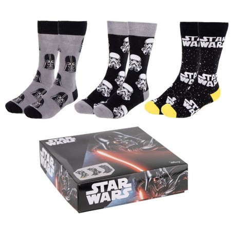 Calcetines Star Wars 3 Piezas 36-41