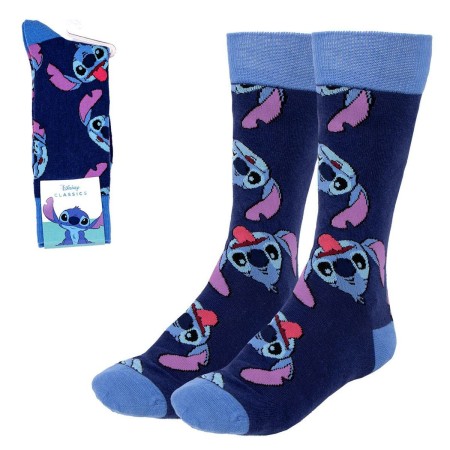 Chaussettes Stitch Bleu foncé