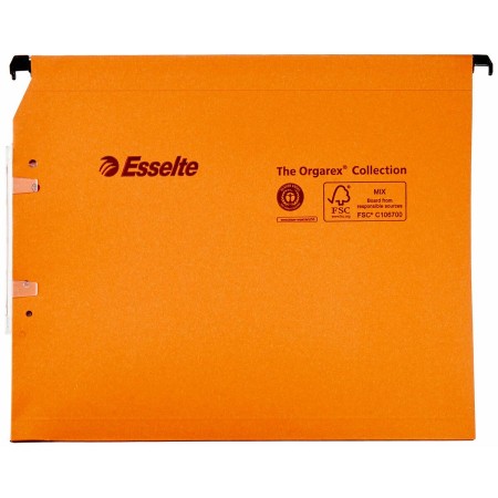 Carpeta Clasificadora Esselte Dual Lateral Naranja A4 (Reacondicionado D)