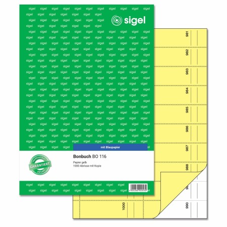 Hojas de cuadrícula Sigel BO116 Amarillo A4 (Reacondicionado A)