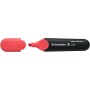 Marcador Fluorescente Schneider Job 150 Rojo 10 Piezas (Reacondicionado A)