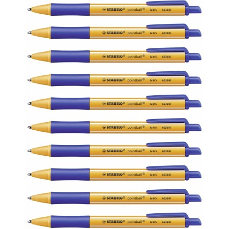 Crayon Stabilo Bleu (10 Unités) (Reconditionné D)