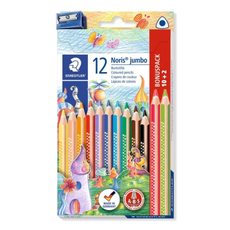 Lápices de colores Staedtler NC12P1 Multicolor Blanco (Reacondicionado A)