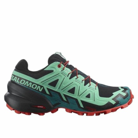 Zapatillas Deportivas Mujer Salomon Speedcross 6 Negro Verde