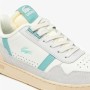 Zapatillas Casual Mujer Lacoste T-Clip Leather Colour Pop Blanco