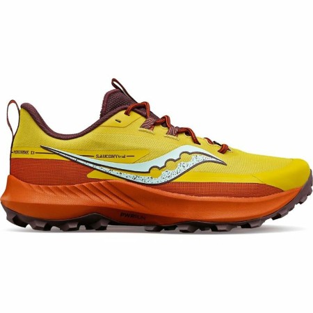 Zapatillas de Running para Adultos Saucony Saucony Peregrine 13 Amarillo Mujer Naranja