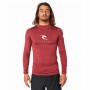 T-Shirt de Bain Rip Curl Corps Rouge