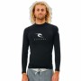 T-Shirt de Bain Rip Curl Corps Noir