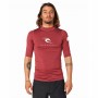 T-Shirt de Bain Rip Curl Corps Rouge