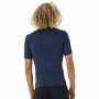 T-Shirt de Bain Rip Curl Dawn Patrol Perf Bleu foncé