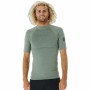 T-Shirt de Bain Rip Curl Dawn Patrol Perf Gris