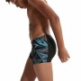 Bañador Boxer Para Niños Speedo Hyper Boom Panel Aquashort Natación Negro