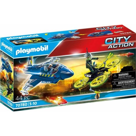 Playset Playmobil 70780 Police Avion 70780 (44 pcs)