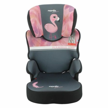 Silla para el Coche Nania II (15-25 kg) III (22 - 36 kg) Flamenco rosa