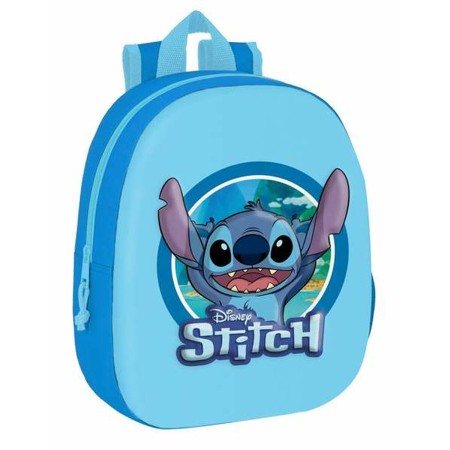 Cartable Stitch 3D Bleu 27 x 33 x 10 cm