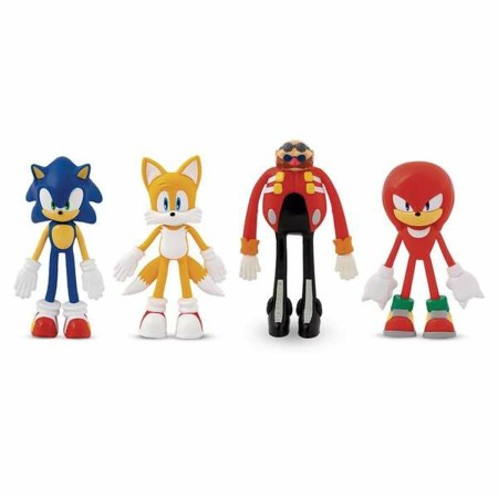 Ensemble de Figurines Sonic 4 Pièces