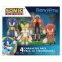 Ensemble de Figurines Sonic 4 Pièces