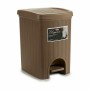 Poubelle à pédale Stefanplast Elegance Marron Plastique 20 L 27,5 x 38,5 x 31 cm (6 Unités)