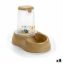 Comedero para Perro Stefanplast Beige Plástico 1,5 L 18,5 x 22,5 x 29 cm (8 Unidades)