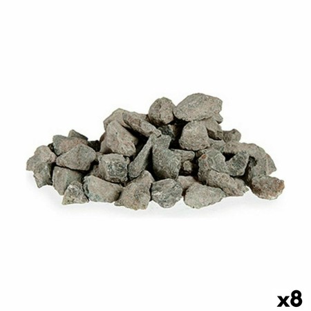 Pierres Décoratives 1,5 Kg Gris foncé (8 Unités)