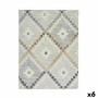 Mantel Loneta Antimanchas Rombos 140 x 180 cm Beige (6 Unidades)