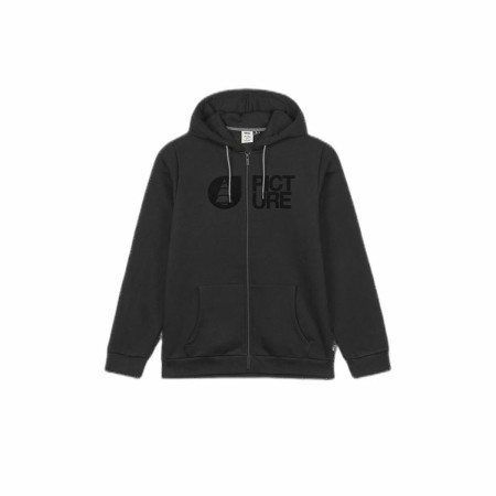 Sudadera con Capucha Hombre Picture Basement Flock Negro