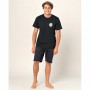 T shirt à manches courtes Rip Curl Wettie Essential Noir Homme